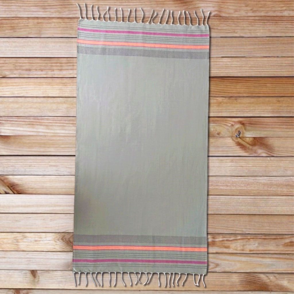 Telo mare fouta cotone beige