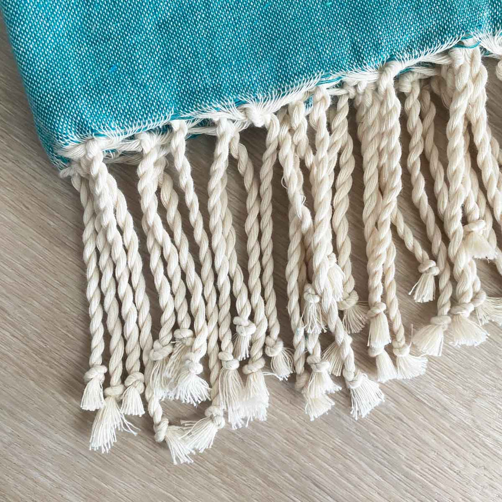 Telo mare fouta cotone verde smeraldo