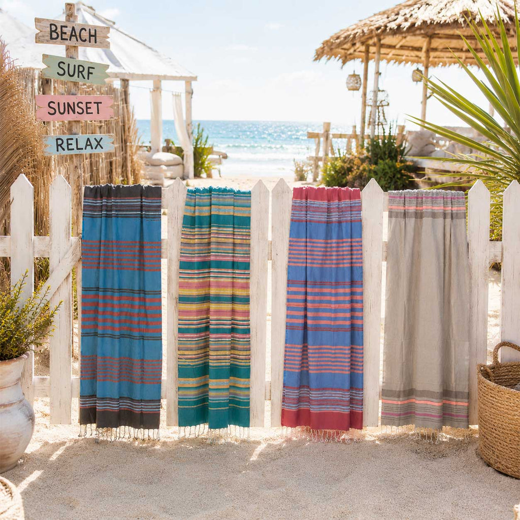 Telo mare fouta cotone colorato
