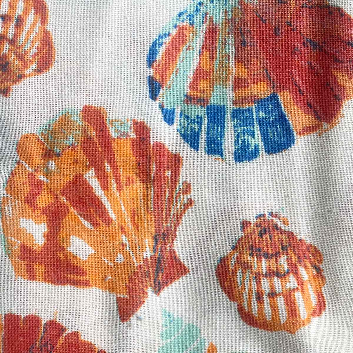 Telo mare fouta pareo stampa conchiglie