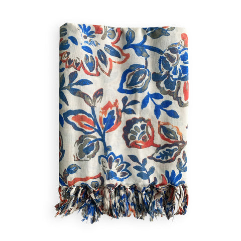 Telo mare fouta pareo stampa fiori