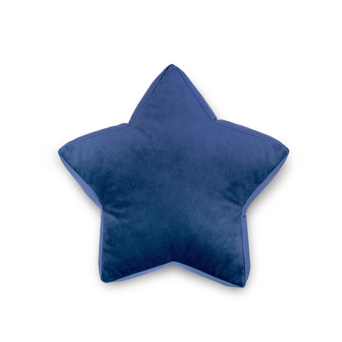 Cuscino Stella in Velluto Blu