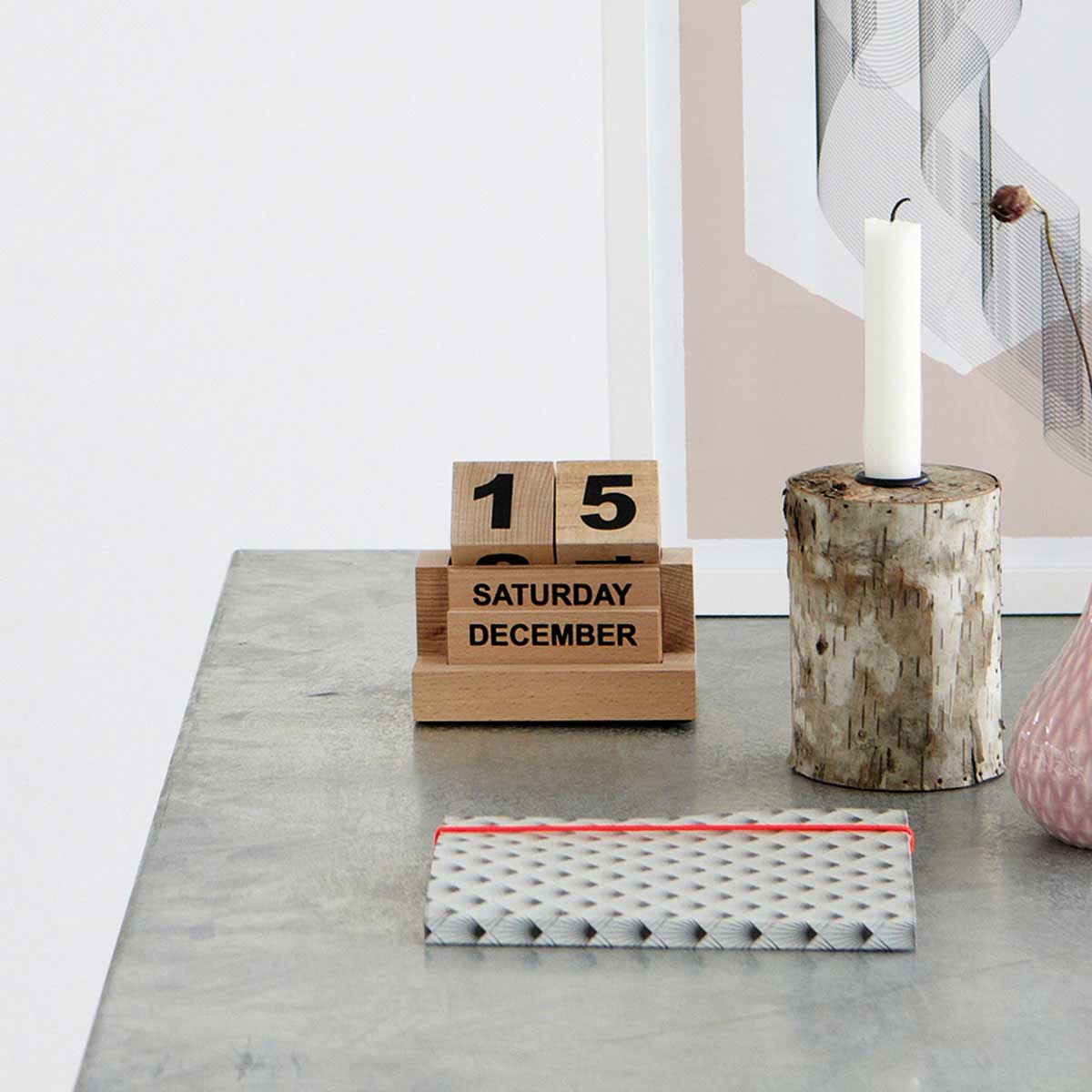House Doctor calendario in legno Eternity