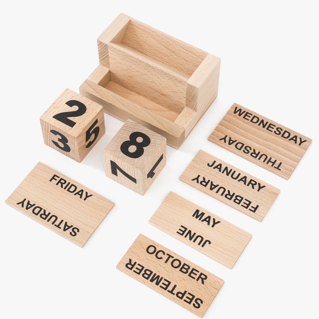 Calendario in legno Eternity